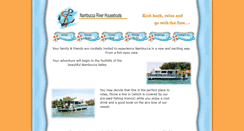 Desktop Screenshot of nambuccariverhouseboats.com