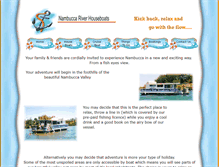 Tablet Screenshot of nambuccariverhouseboats.com